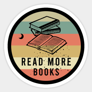 Read more books Sticker